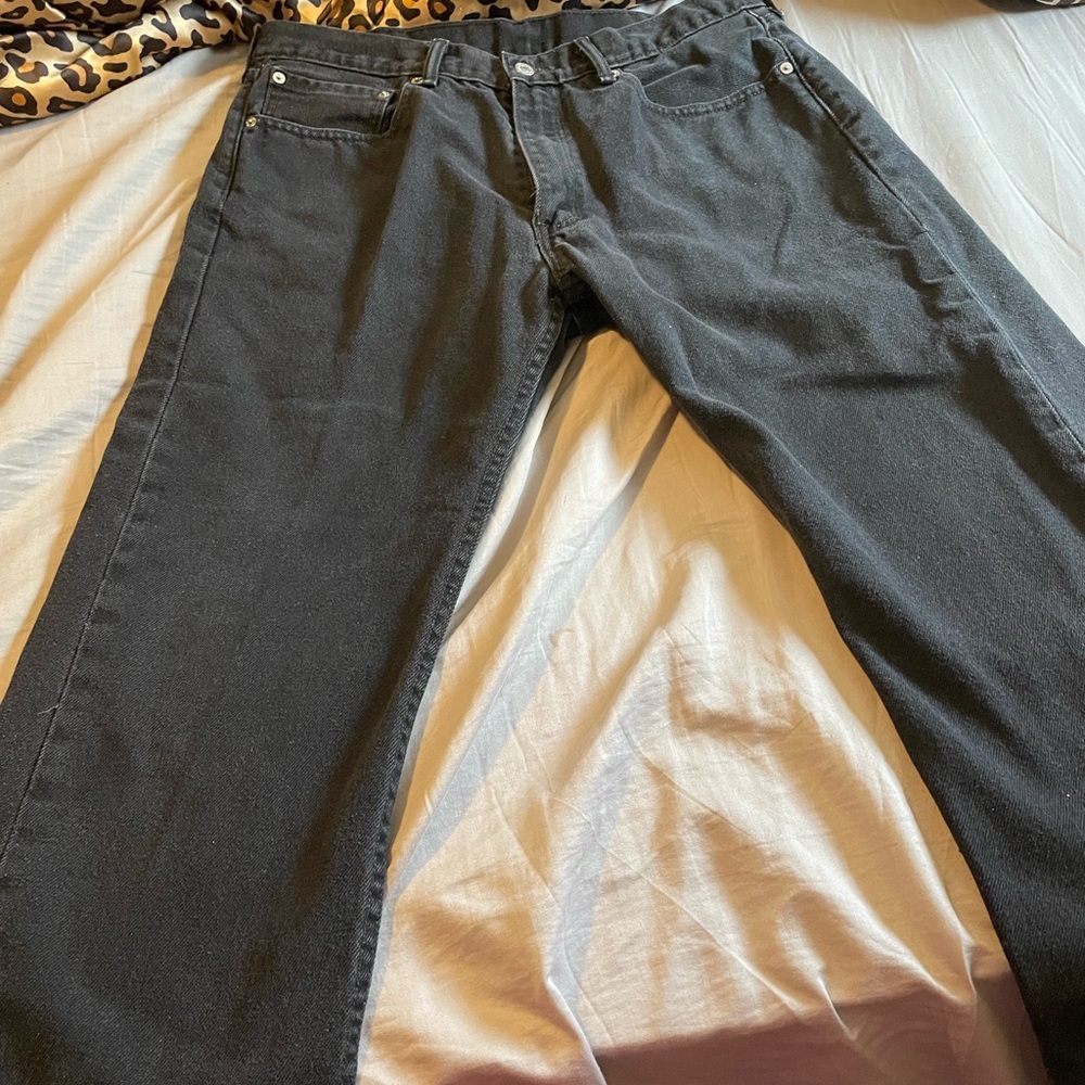 Levi mens size 36 brand new black jeans